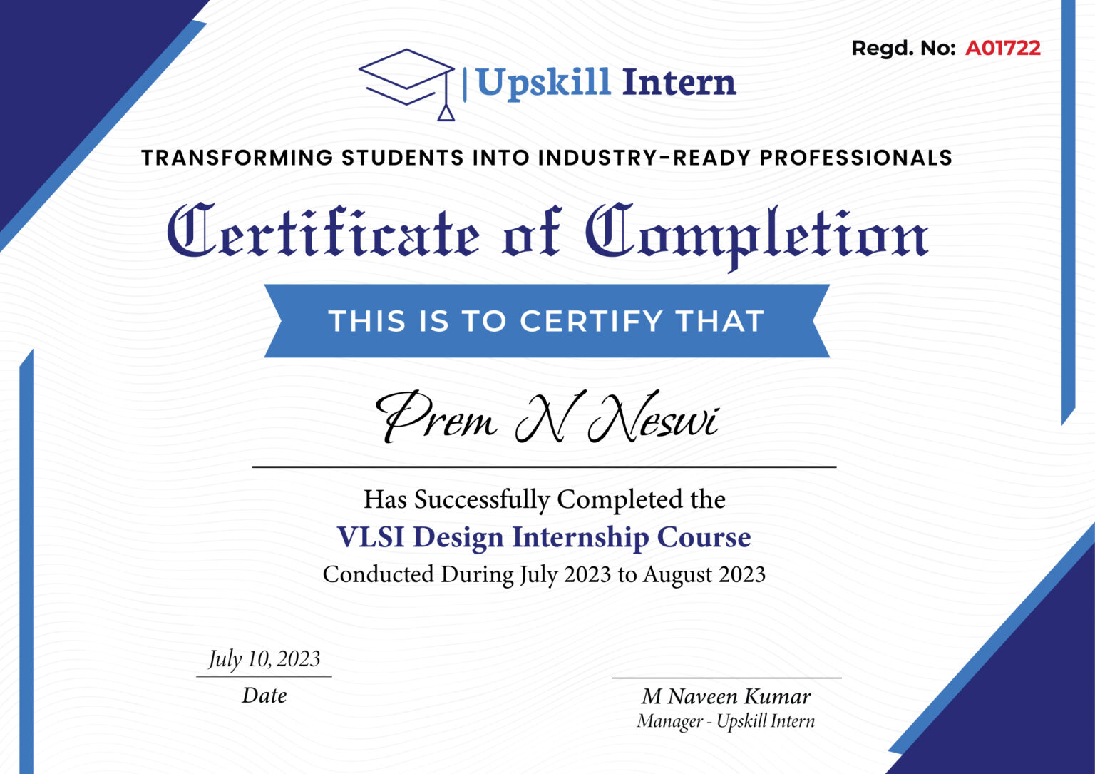 Certificate Images